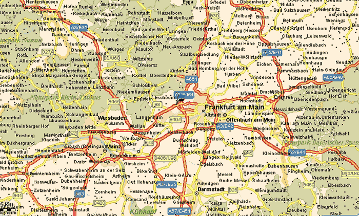 frankfurt map
